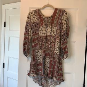 American Eagle Patchwork Romper